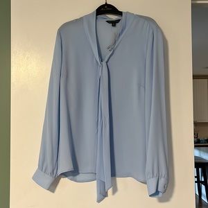 Brooks Brothers Button-up blouse with Tie